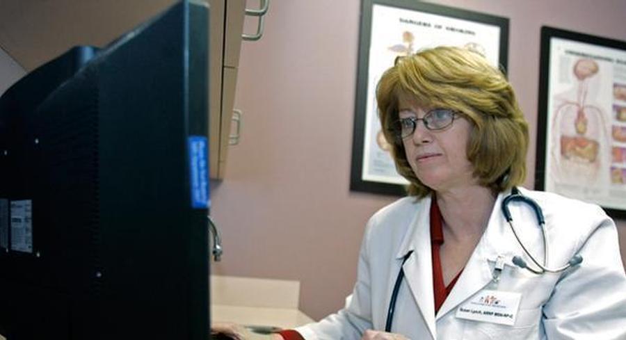 A physician is pictured. | AP