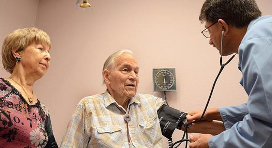 Elderly patients are pictured. | AP Photo